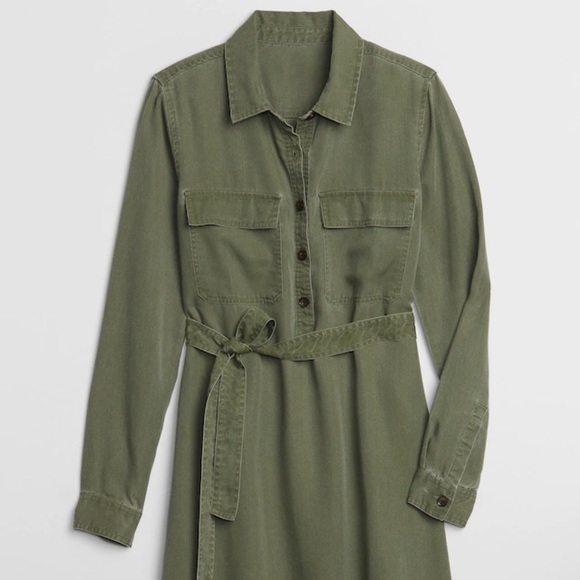 NWT Gap Women’s Utility Shirtdress - Picture 5 of 5